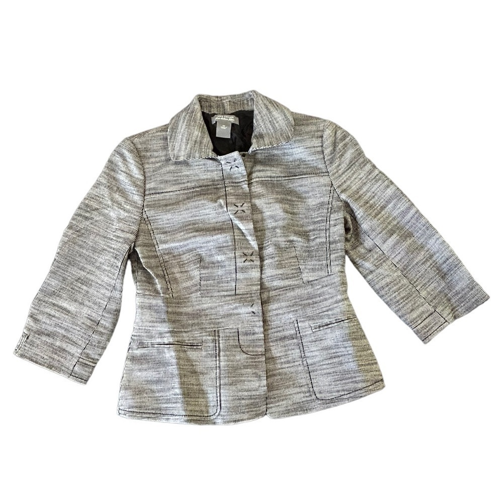 Ann Taylor Blazer Woven Tweed 3/4 Sleeve • Used • Size: 00​